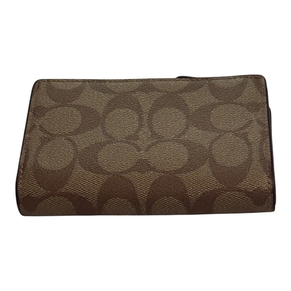 Coach Signature Canvas Bifold Wallet Pristine - Picture 12 of 15